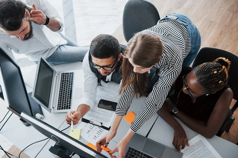Founders working on a start-up in the Netherlands